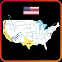 Geography of USA Study &amp; Quiz