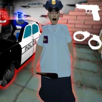 Scary granny Police Horror