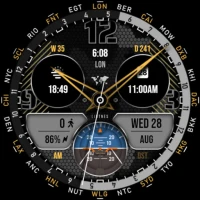 World Time Watch Face 049