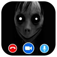 Creepy Momo fake video call