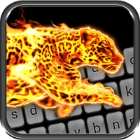 Cheetah Fire Keyboard Theme