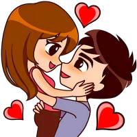 Love Story Stickers WASticker