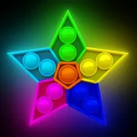 Pop It Neon 3D Antistress Toys