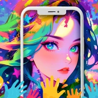 Princess Coloring Book & Paint