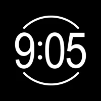 Deniz: Big clock full screen