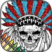 Skull Coloring Book