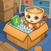 Cozy Decor Room: Unpacking Box