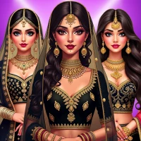 Indian Girl Dress Up & Makeup